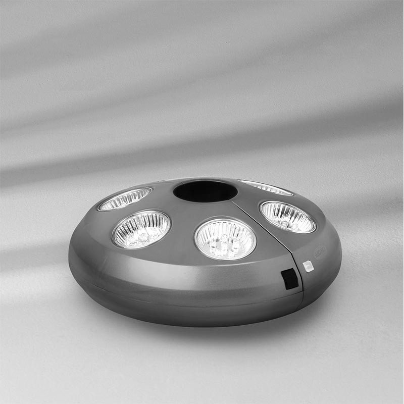 Glatz Osyrion Spot LED, jeu de 2 Lampes sans fil avec télécommande pour  parasol – Jardin-Confort SA
